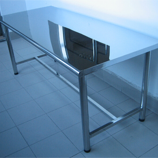Physic Laboratory Furniture Stainless Steel Working Table