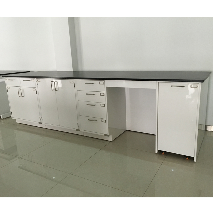 China laboratory furniture supplier products floor mounted steel lab bench