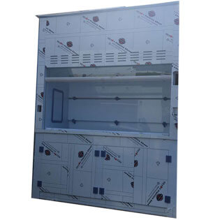 High quality PP fume hood with under cabinets